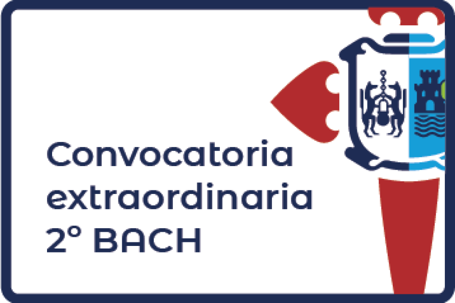 Calendario de examen convocatoria extraordinaria 2ºBach